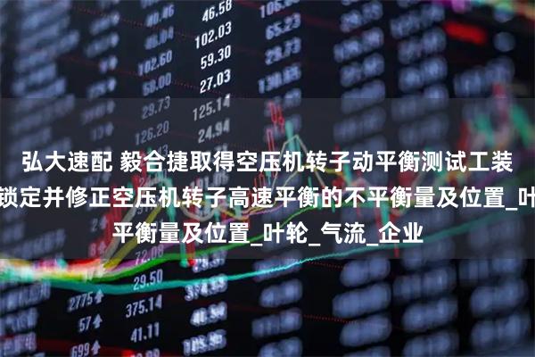 弘大速配 毅合捷取得空压机转子动平衡测试工装专利，可快速锁定并修正空压机转子高速平衡的不平衡量及位置_叶轮_气流_企业