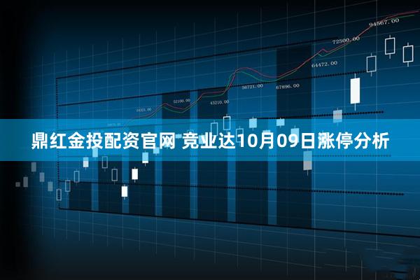 鼎红金投配资官网 竞业达10月09日涨停分析